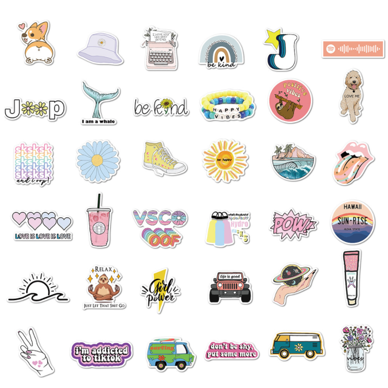 100 Pieces Fresh Graffiti Stickers