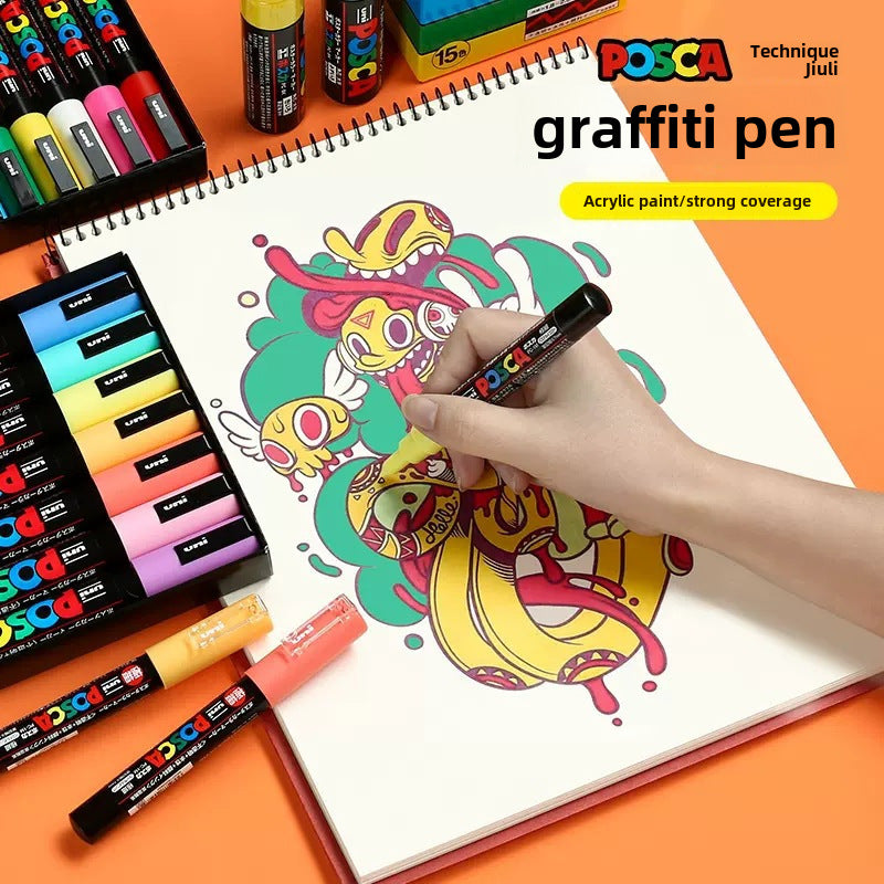Japan PoscaBox Acrylic Marker Color Set