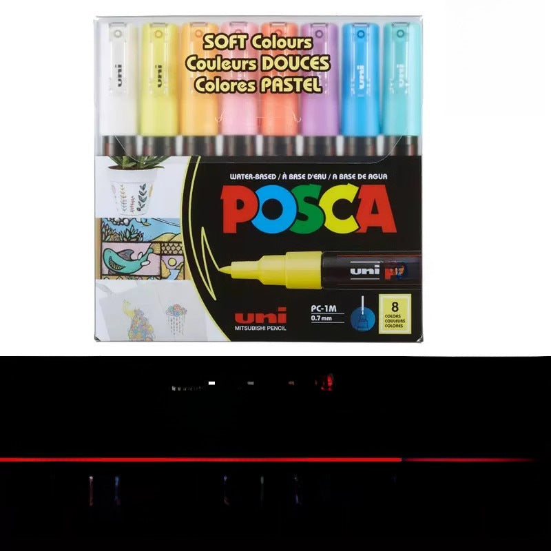Japan PoscaBox Acrylic Marker Color Set