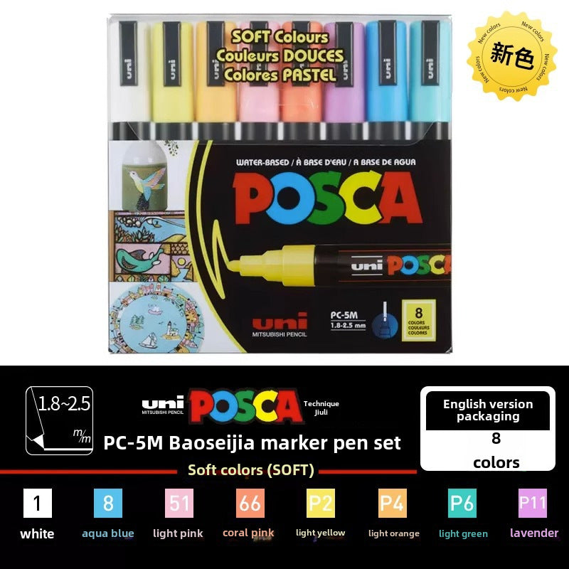 Japan PoscaBox Acrylic Marker Color Set