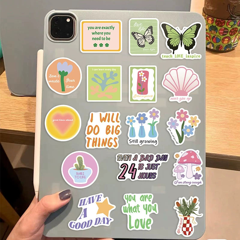 DIY Pink Graffiti Power Bank with Danish-Inspired Stickers