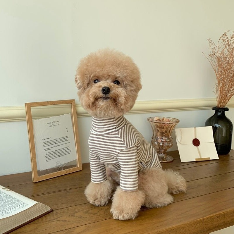 Cute Teddy Bear Fleece Hoodie for Dogs - Warm Pet Outfit for Bichon and Small Breeds