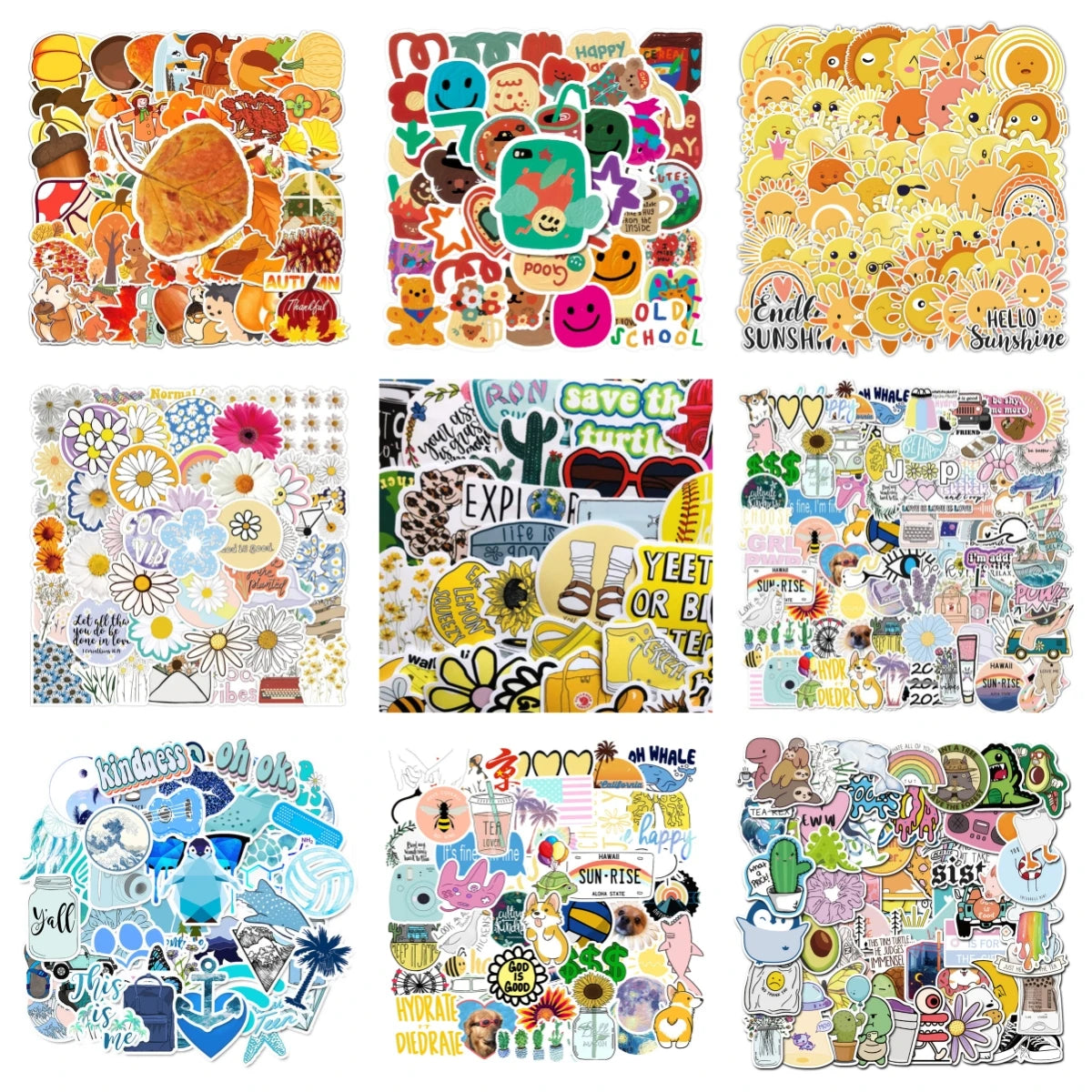 ColorBloom Graffiti Stickers