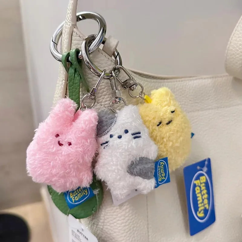 ButterBunny Plush Keychain Doll