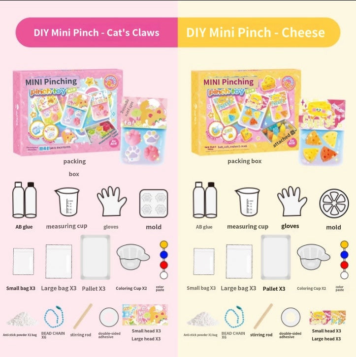 SquishyCraft DIY Stress Relief Kit(set)