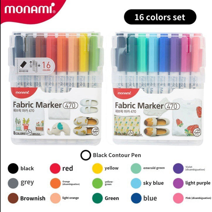 MonoArt Fabric Marker Pen Set