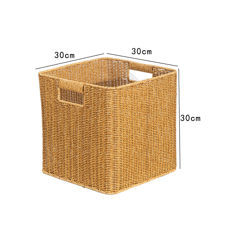 Imitation Rattan Storage Basket