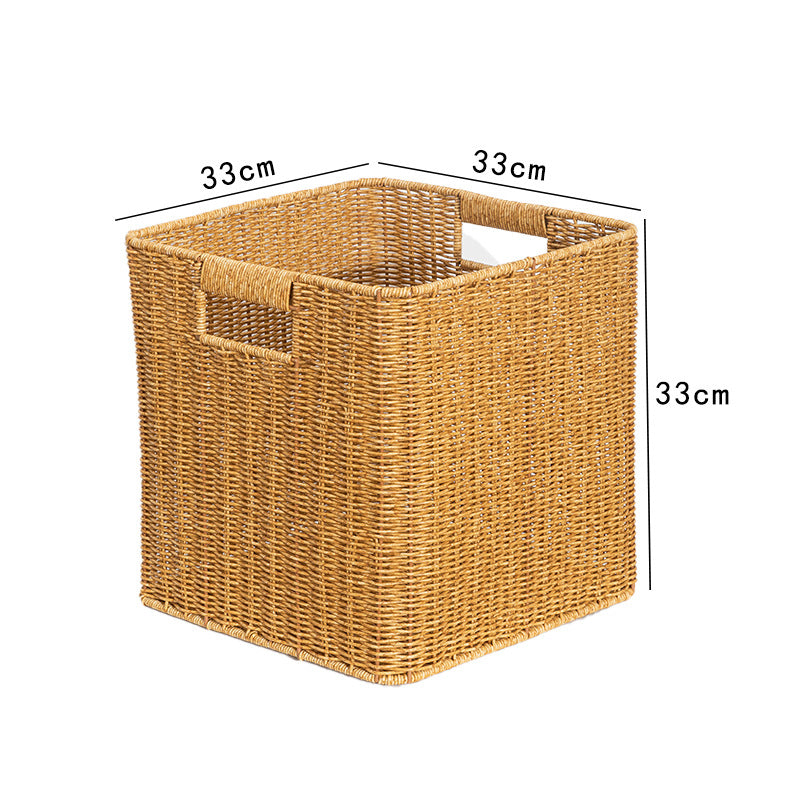 Imitation Rattan Storage Basket