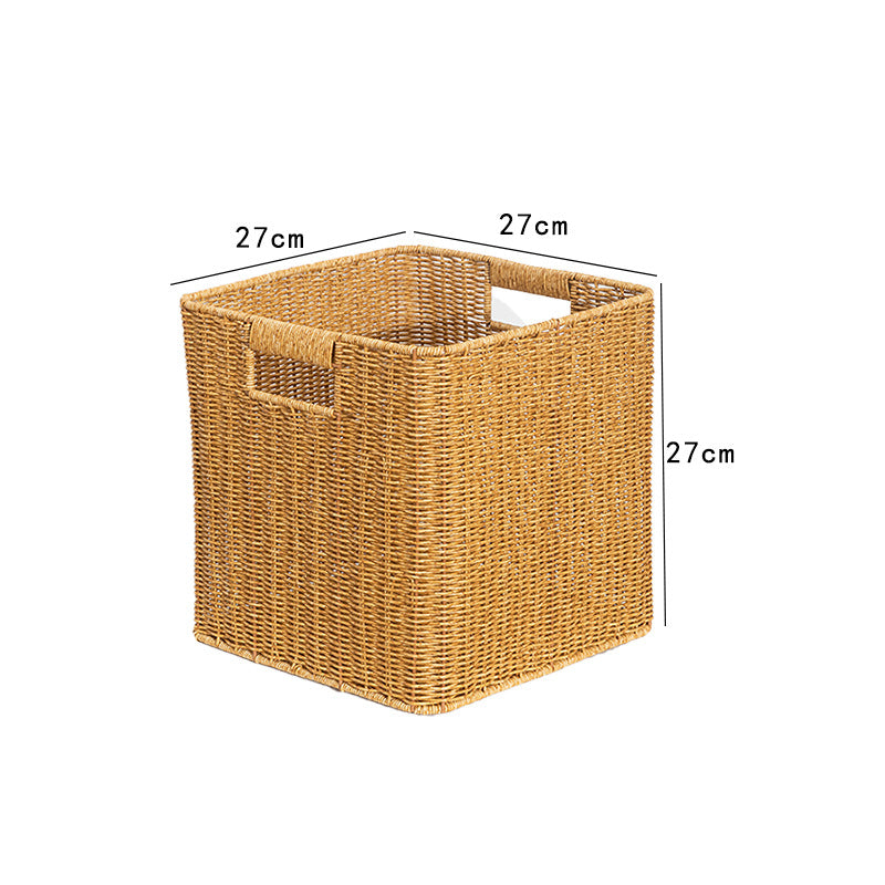 Imitation Rattan Storage Basket