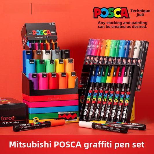 Japan PoscaBox Acrylic Marker Color Set