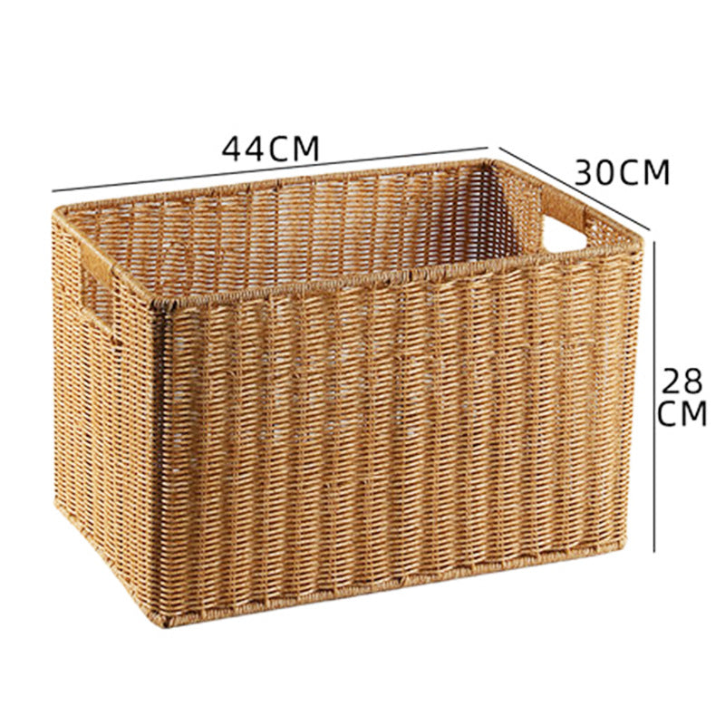 Imitation Rattan Storage Basket