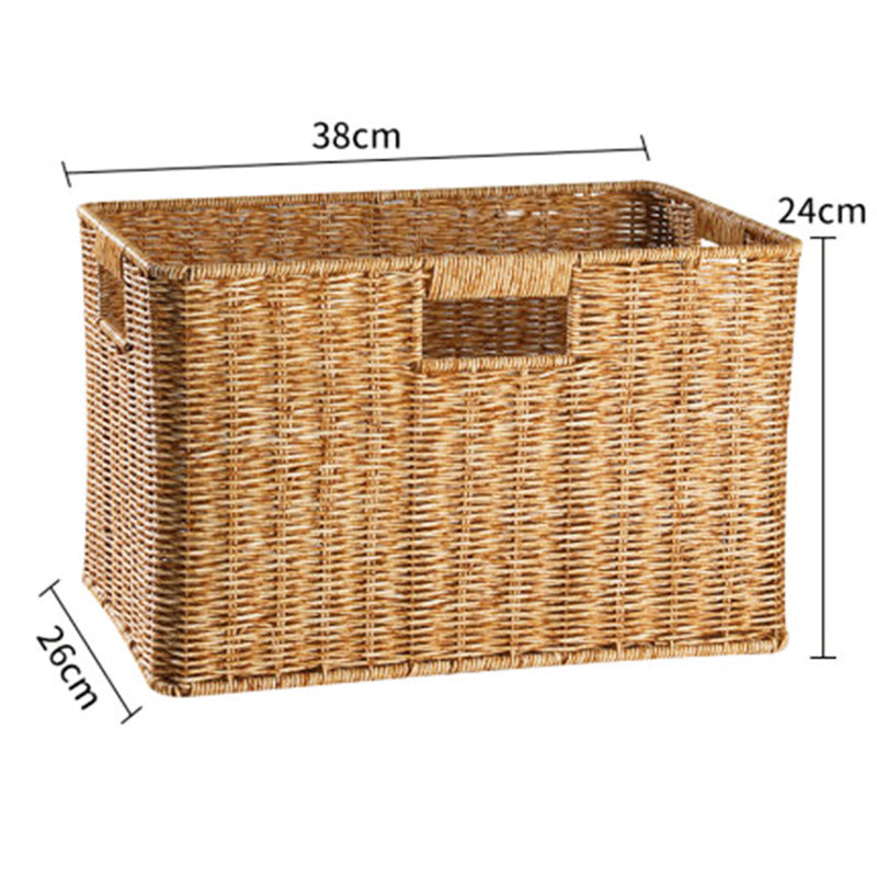Imitation Rattan Storage Basket