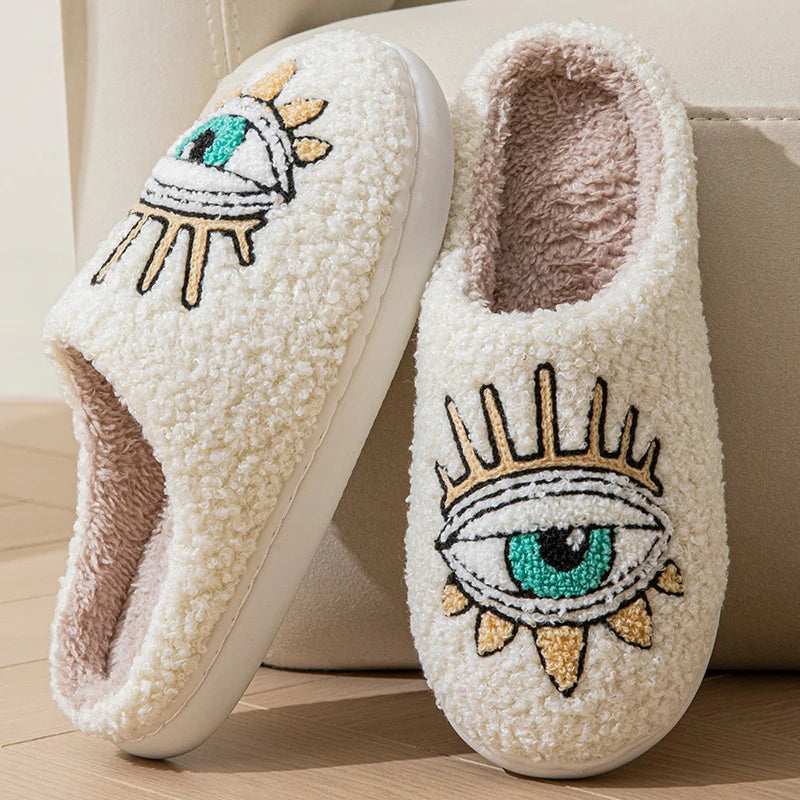 CozyHeart Fluffy Winter Slippers