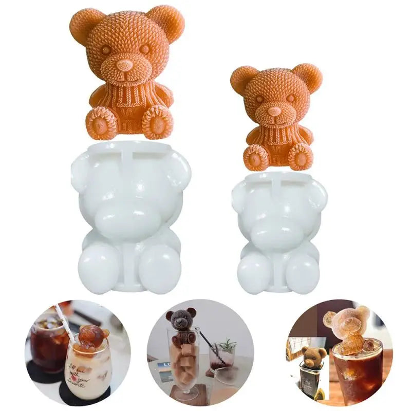 Teddy Bear Silicone Ice & Chocolate Mold