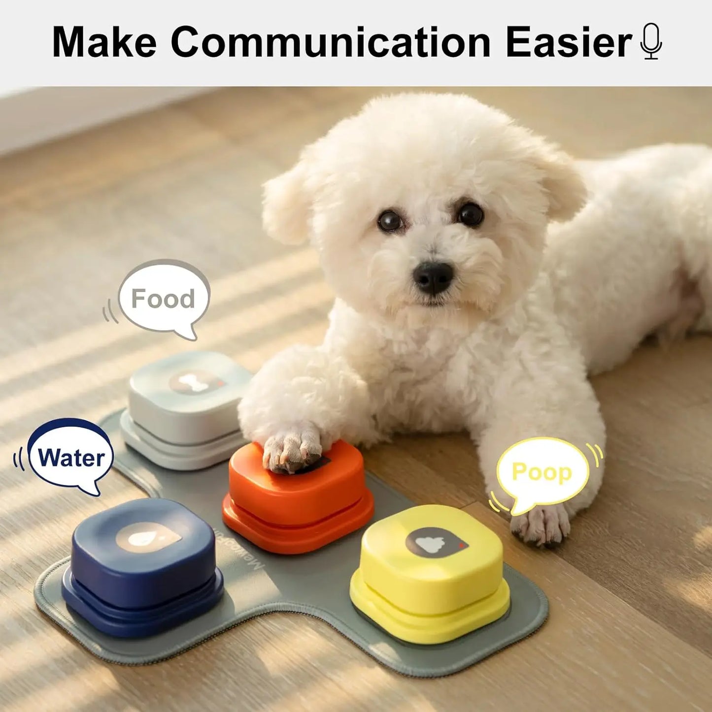 Dog Button Record Talking Pet Communication Vocal Training Interactive