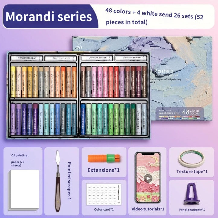 Morandi Macaron Oil Pastel Set